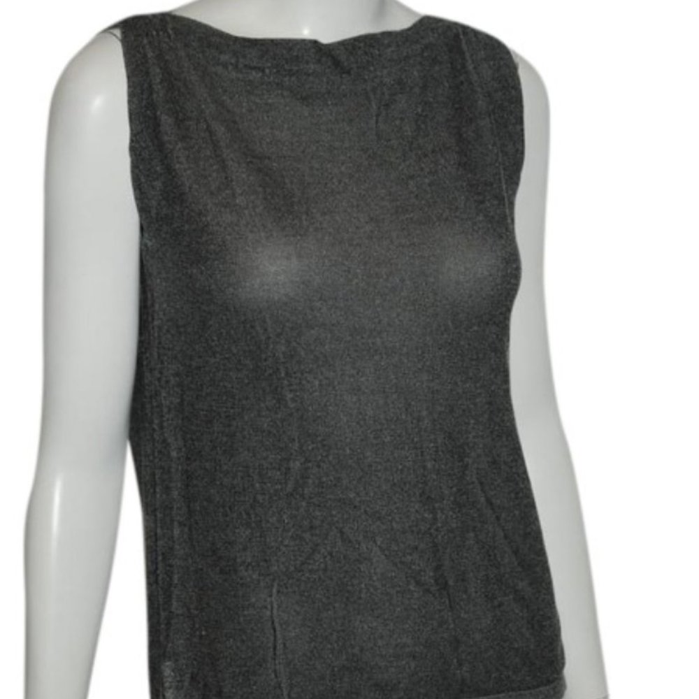 Skull Cashmere 10916 Cotton Viscose Skull Back S Gray Sweater